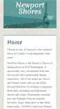 Mobile Screenshot of newportshoresrestaurant.com